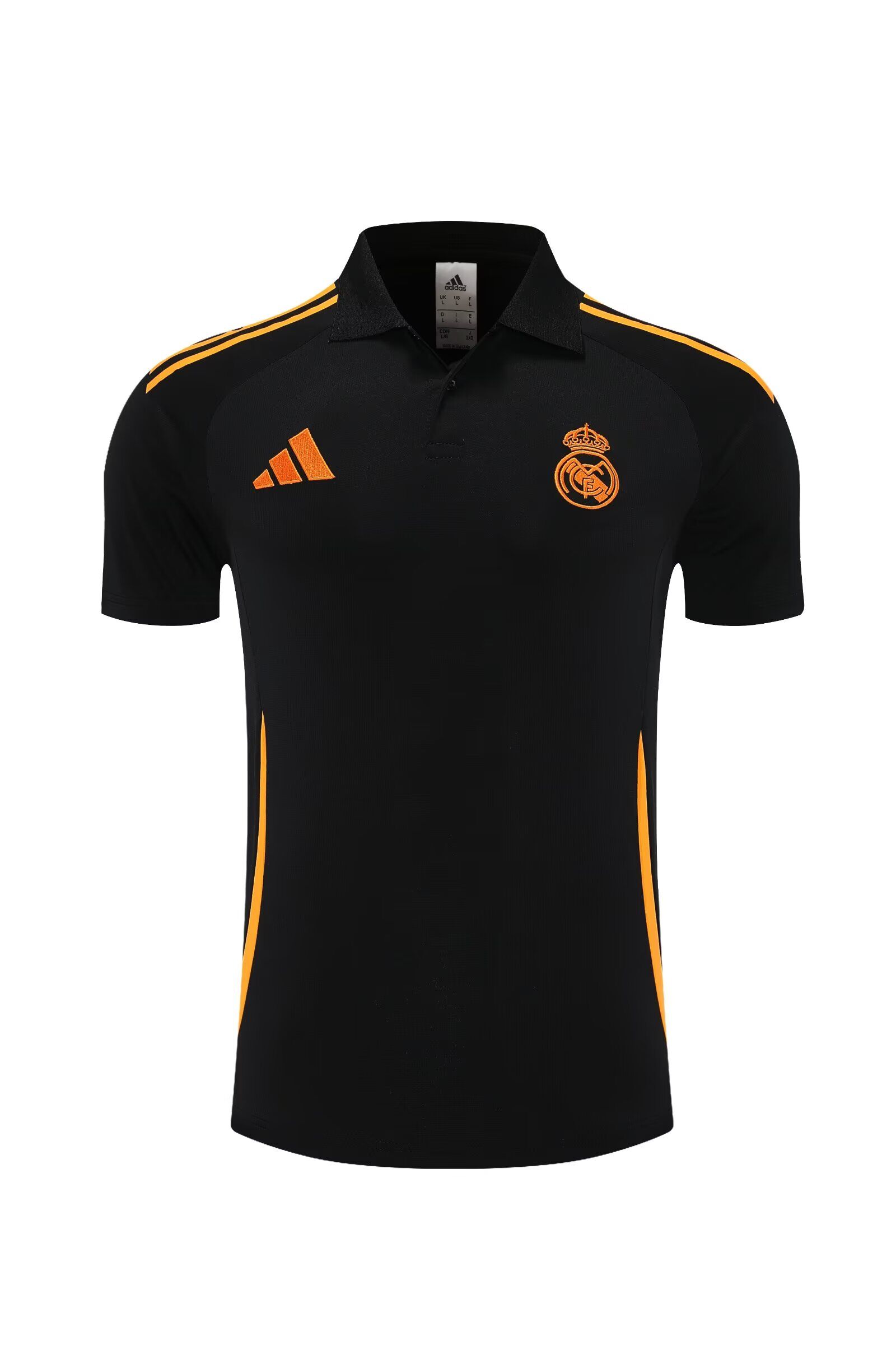 AAA Quality Real Madrid 25/26 Black/Orange Polo Shirts